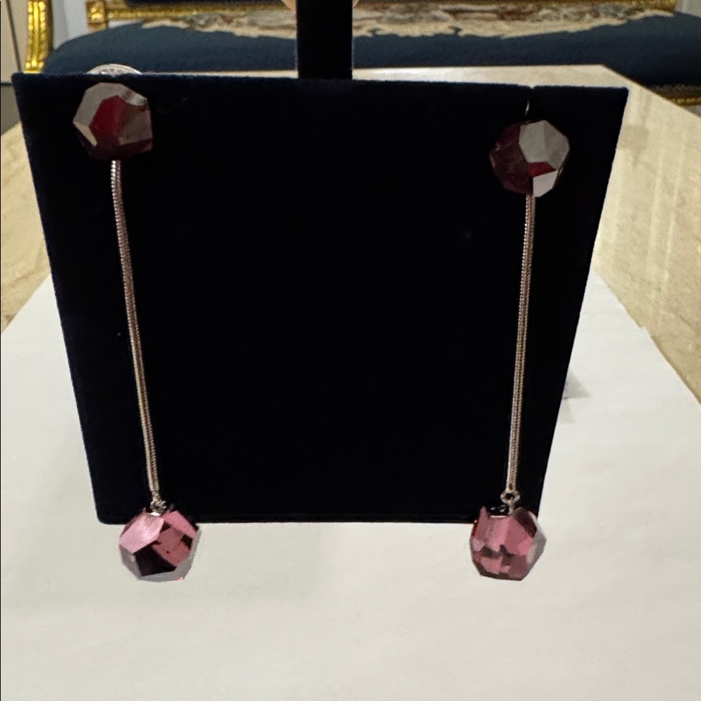 New Authentic Swarovski Meteorite Dangle Drop Earrings. - Picture 6 of 6